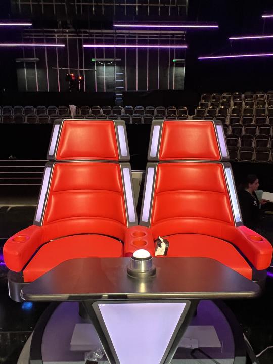 The Voice UK’s new double chair (ITV/PA)