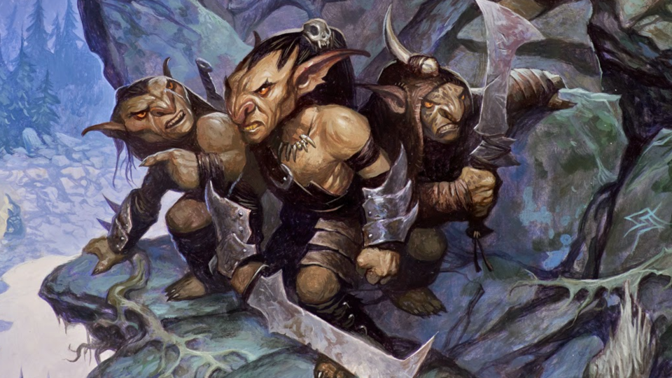 A gaggle of goblins in D&D 5th edition gather to ambush unruly adventurers.