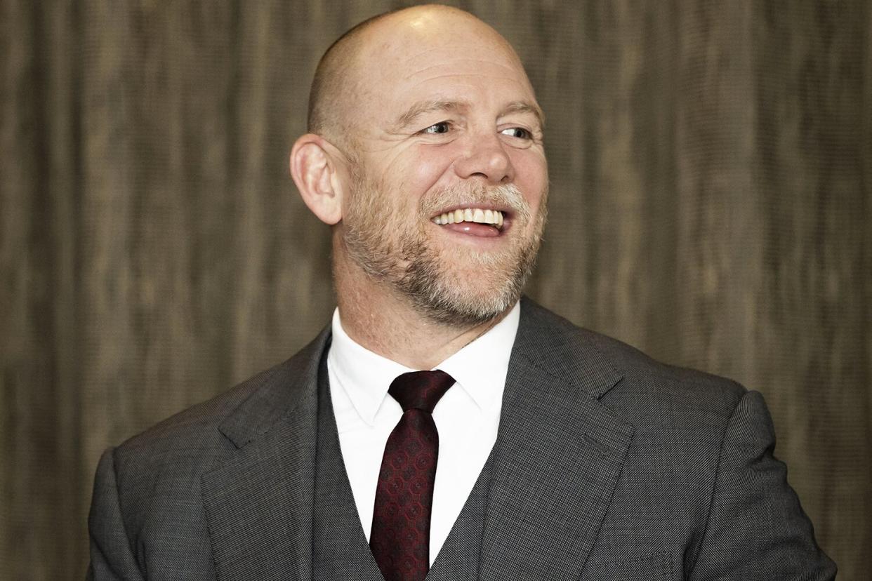 CHELTENHAM, ENGLAND - JANUARY 29: Mike Tindall smiles during a Rugby for Heroes 10th anniversary dinner at the DoubleTree by Hilton on January 29, 2022 in Cheltenham, England. (Photo by Matthew Horwood/Getty Images)