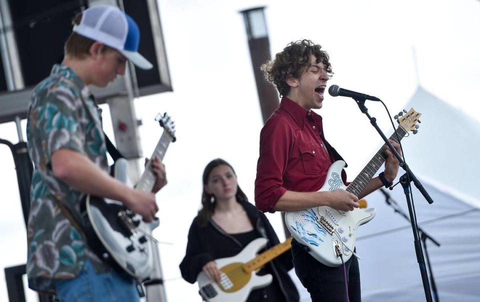 Quite Frankly performed at the Kansas City BBQ Festival in the parking lot of the GEHA Field at Arrowhead Stadium. The three-day festival concluded Sunday, July 11, 2021.