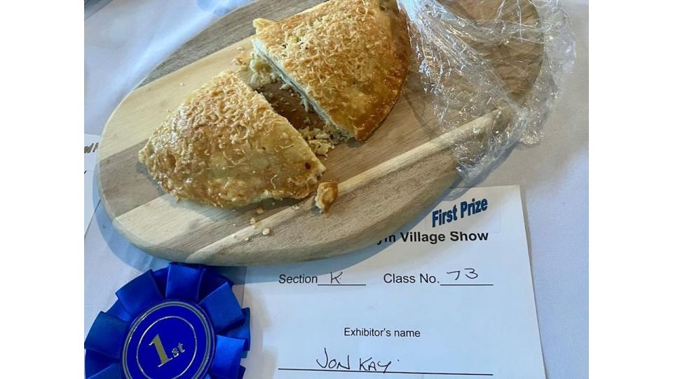 Jon Kay's winning pasty