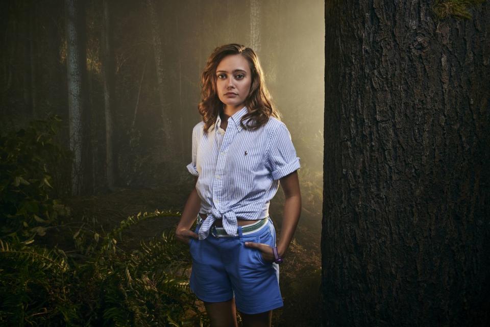 ella purnell as teen jackie in yellowjackets photo credit brendan meadowsshowtime
