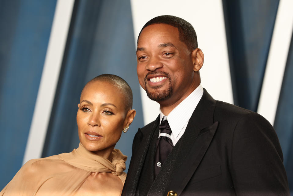 Jada Pinkett Smith y Will Smith en la gala del Óscar en el 2022. (Photo by Arturo Holmes/FilmMagic)