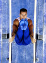 Jake Dalton competes on the parallel bars during day 1 of the 2012 U.S. Olympic Gymnastics Team Trials at HP Pavilion on June 28, 2012 in San Jose, California. (Photo by Ronald Martinez/Getty Images)