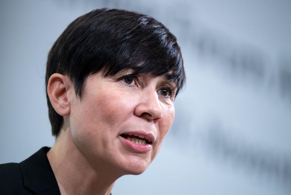 La ministre norvégienne des affaires étrangères Eriksen Søreide - BERND VON JUTRCZENKA / DPA / AFP