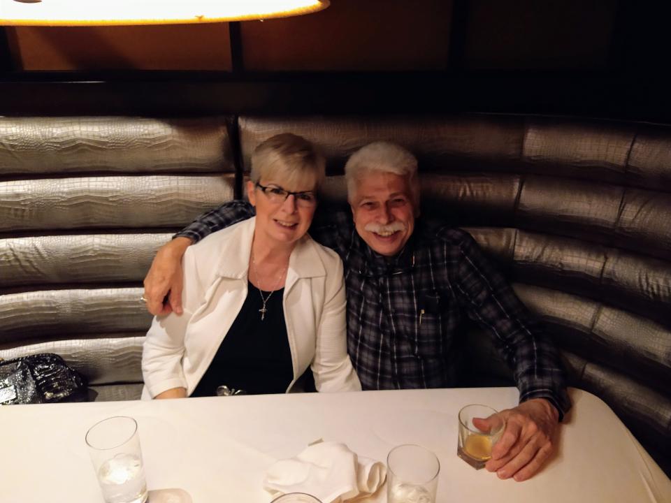 Catherine Ping, a veteran and former business owner, pictured here with her husband Jeffrey, is running as a Republican in the 7th Congressional District primary.