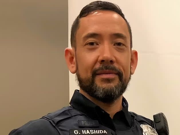 DC Metropolitan Police Officer Gunther Hashida, who took his own life after battling with Trump supporters during the Capitol riot. (Mountcastle Turch Funeral Homes & Crematory)