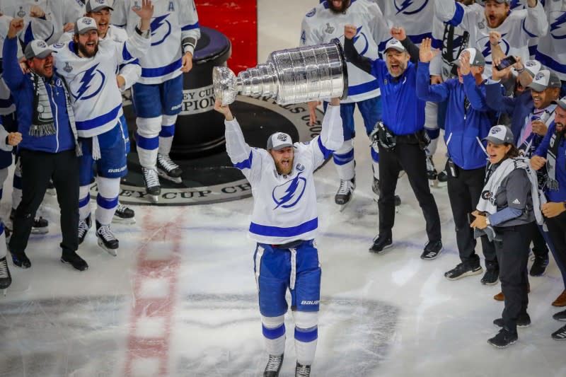 NHL: Stanley Cup Final-Tampa Bay Lightning at Dallas Stars