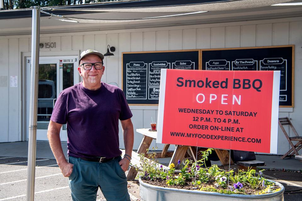 Tony Franco, owner of Smoked! BBQ in West Asheville.