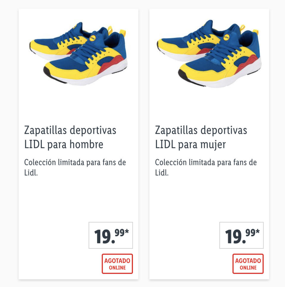 Las zapatillas del Lidl, agotadas