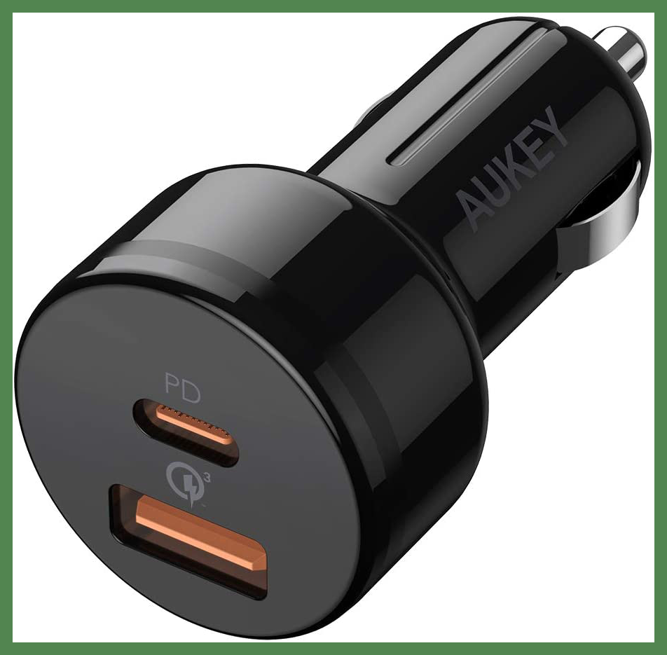 For Prime members only: Save $3 on this AUKEY Smartphone Car Charger. (Photo: Amazon)
