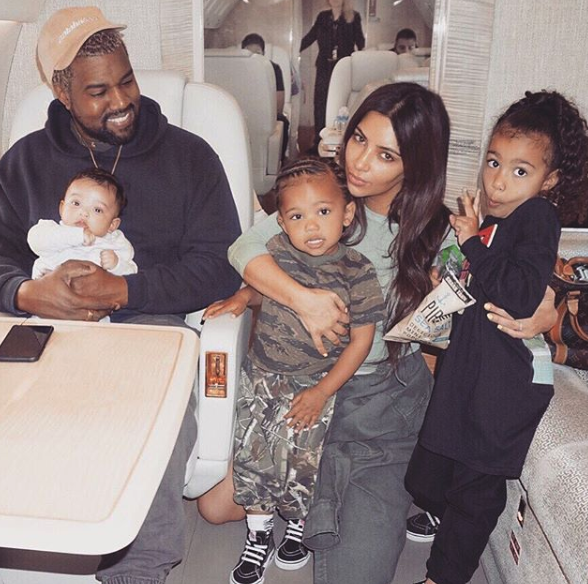 Critics claim her kids North, Reign and Saint might be embarrassed by their mum’s nude pics when they’re older. Photo: Instagram/kimkardashian