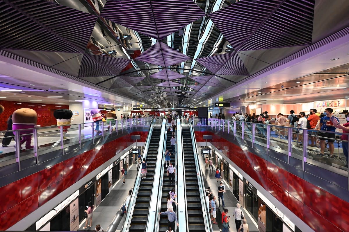 A Thomson-East Coast Line MRT station.