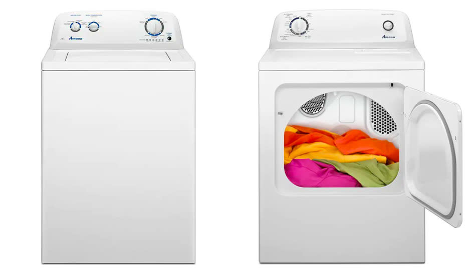 A new set takes the dread out of laundry. (Photo: Lowe's)