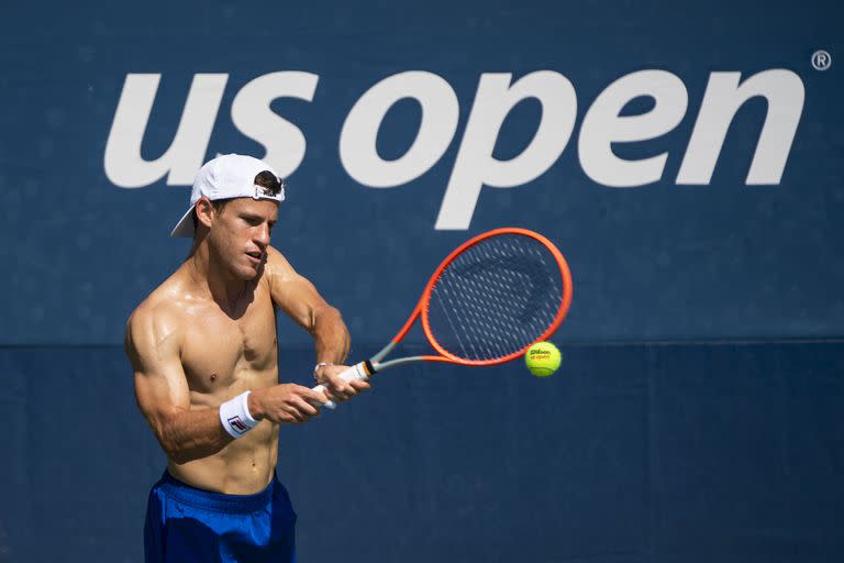 Diego Schwartzman comenzará el lunes su camino en Nueva York, con estreno ante el lituano Berankis