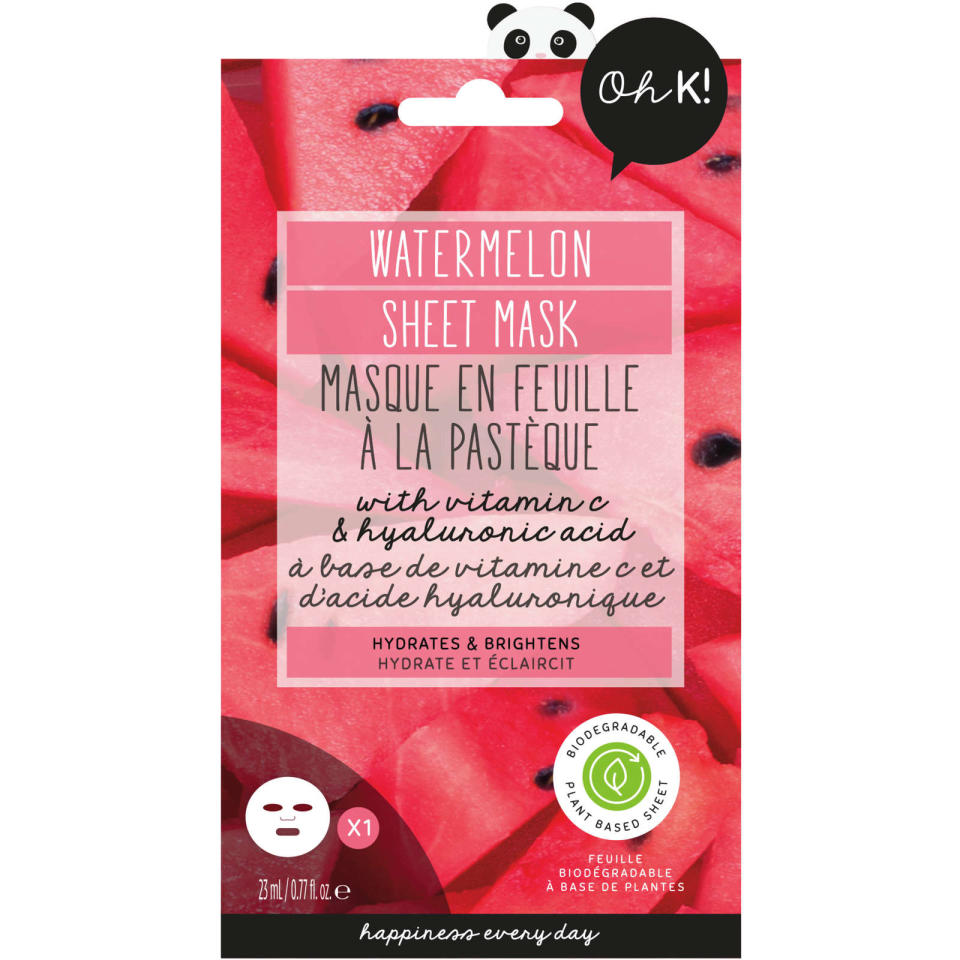 Oh K! Watermelon Sheet Mask. Image via Shoppers Drug Mart