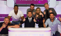 <p>A LEAGUE OF THEIR OWN – Nice to see that James Cordon can still take time out of being a superstar in the States to present ALOTO alongside regulars Jamie Redknapp and Freddy Flintoff. </p>