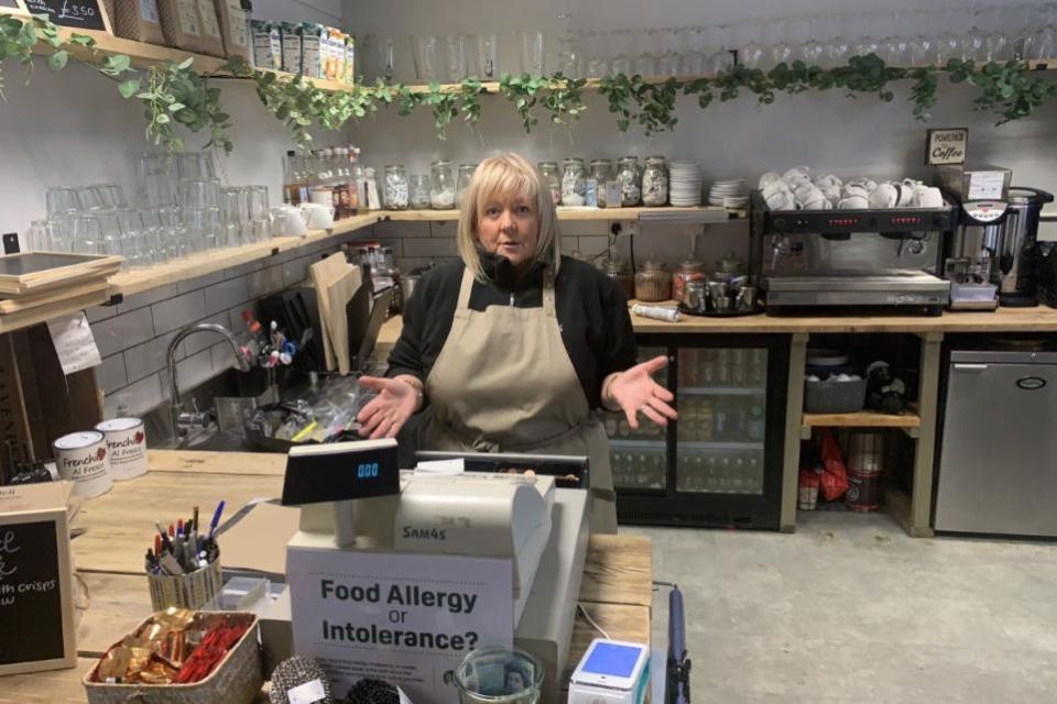 South Wales Argus: Ms Undery said The Deli usually has customers waiting outside for them to open on a normal Saturday, which was not the case at the weekend.