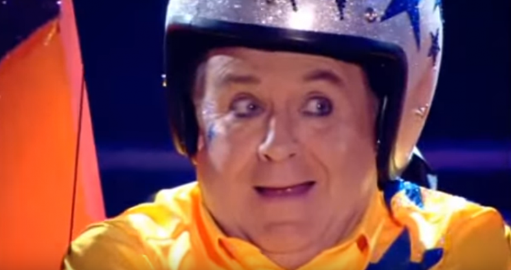 Russell Grant and his famous rocket entrance on Strictly Come Dancing