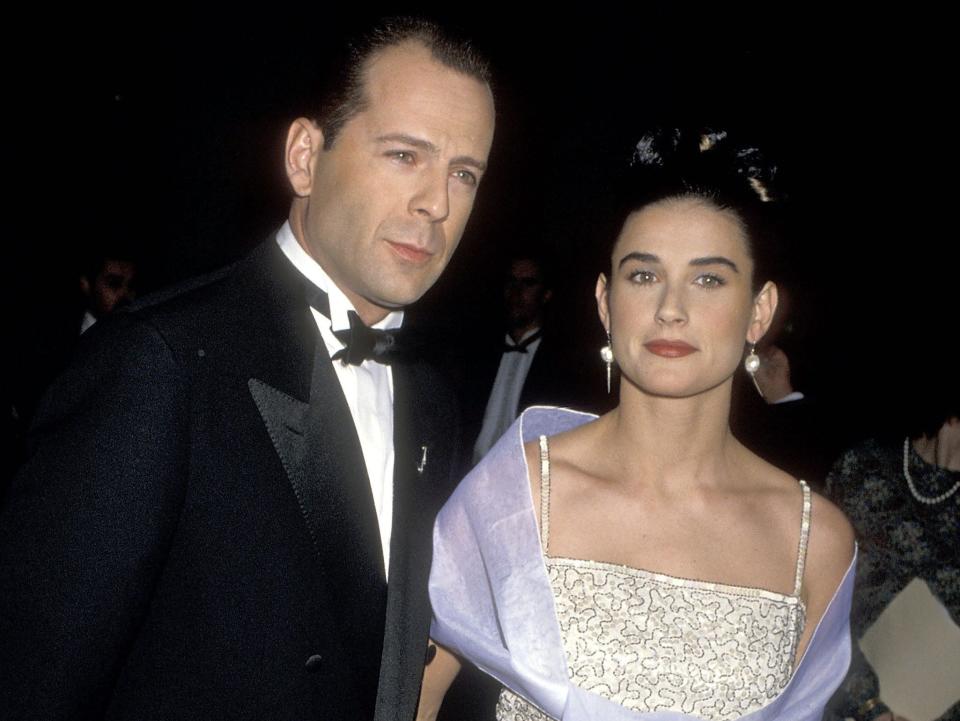 Bruce Willis and Demi Moore