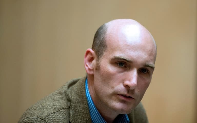 Nicolas Hénin en septembre 2014 à Paris - Alain JOCARD © 2019 AFP