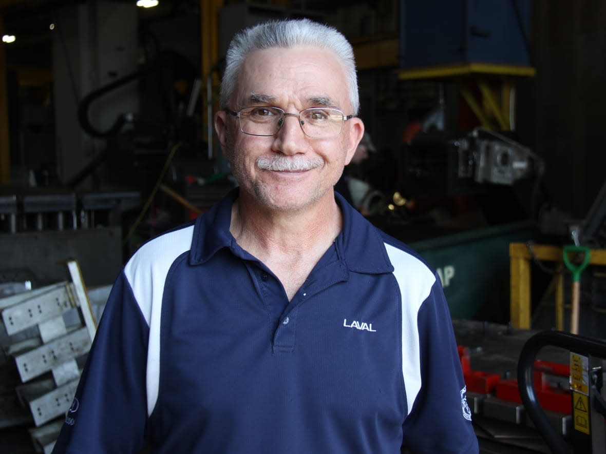 Mike Jenner, the plant manager at Laval Tool and Mould, says with many workers ready to retire soon, he's worried about filling the gaps. (Michael Evans/CBC - image credit)