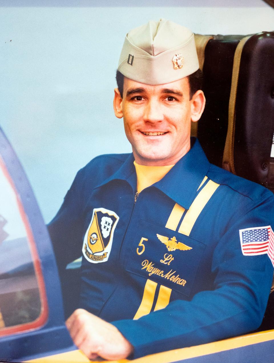 Wayne Molnar during his time serving with the Blue Angels.