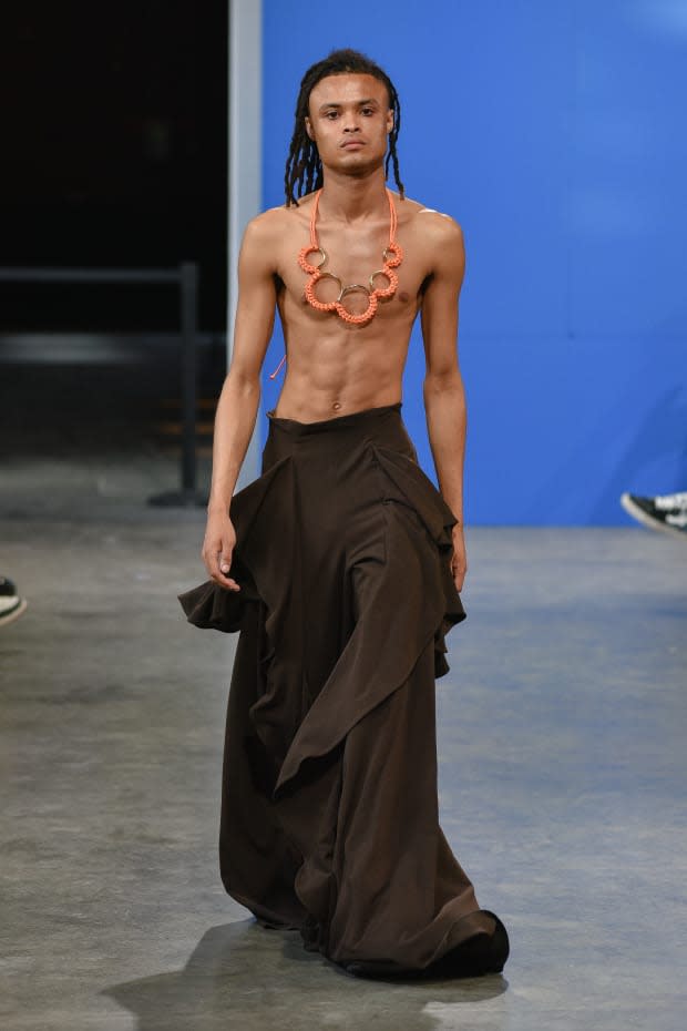 <p>A look by designer Aimee Schmale. Photo: Courtesy of Pratt</p>