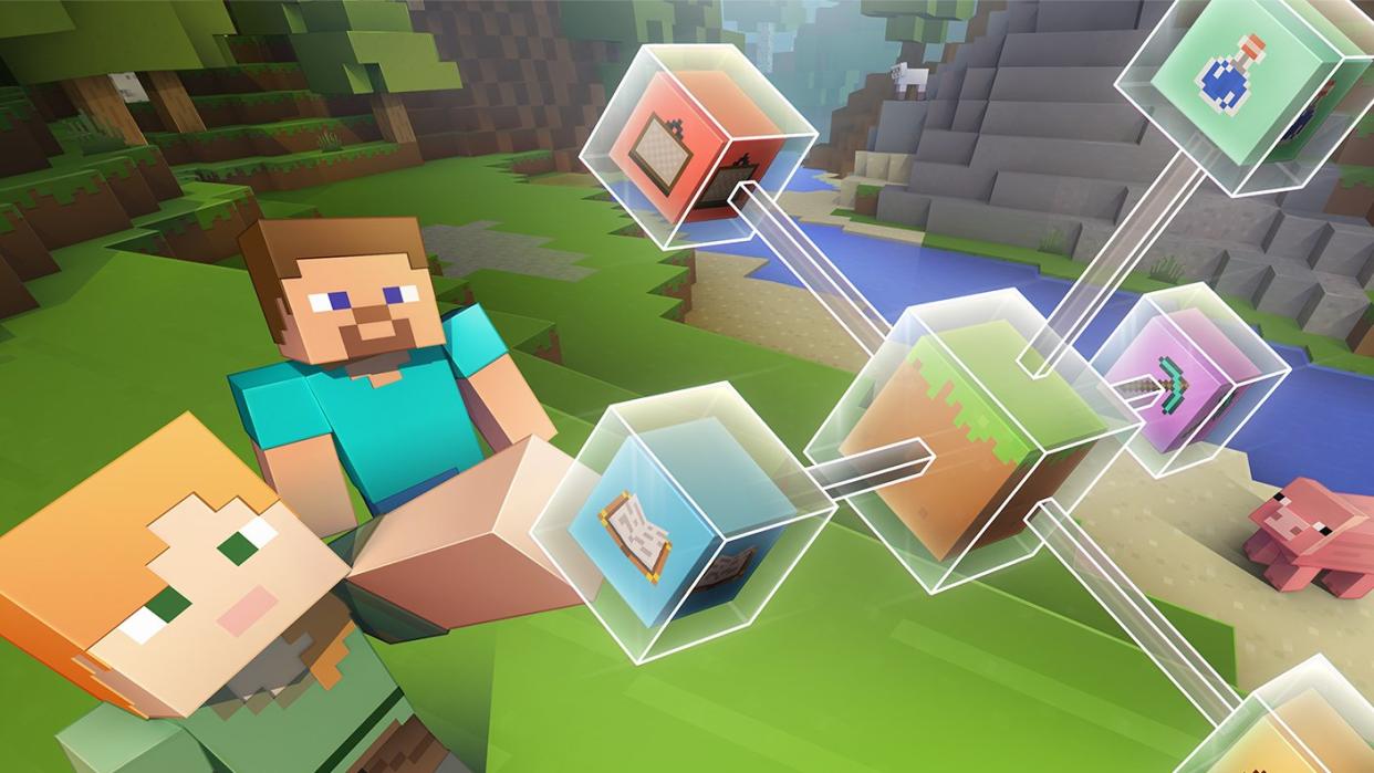  Minecraft characters crafting 