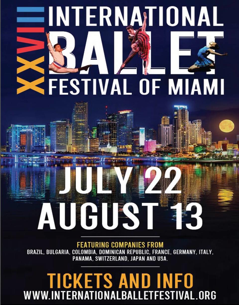International Ballet Festival of Miami en Miami Dade County Auditorium.