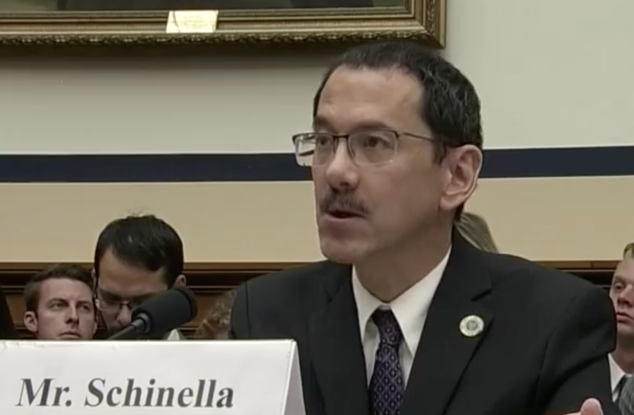 Anthony Schinella testifying before the House Armed Services Committee hearing on military technology and the transfer of such developments with international and commercial partners in 2018: CSPAN