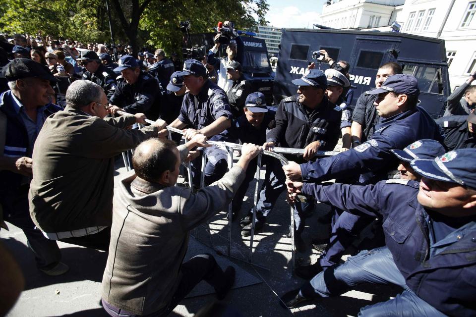 Bulgaria anti-governemment protest