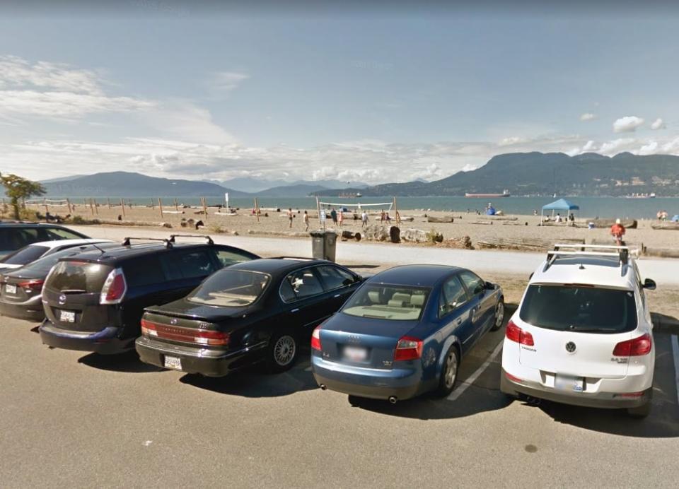 Parking is currently free at Vancouver's Spanish Banks Beach.