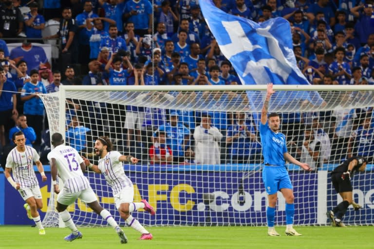 Erik scored Al Ain's goal, which proved enough to send them into the Asian Champions League final (Fayez NURELDINE)