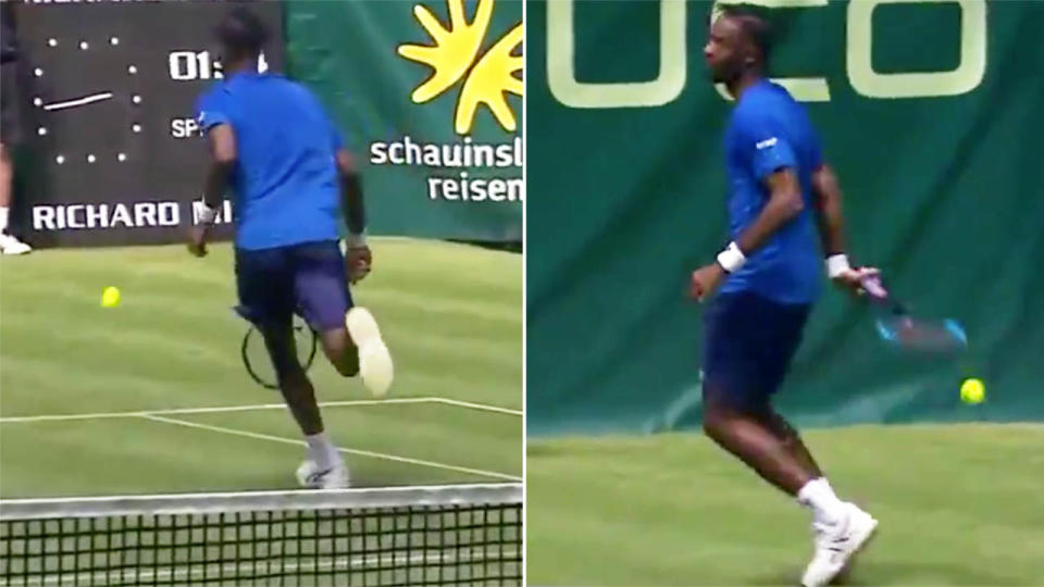 Gael Monfils, take a bow. Image: Tennis TV