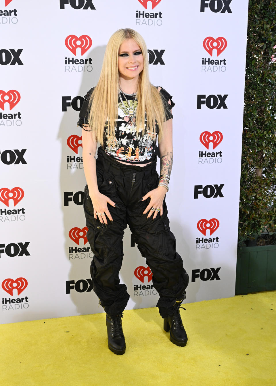 Avril Lavigne at the 2024 iHeartRadio Music Awards held at the Dolby Theatre on April 1, 2024 in Los Angeles, California.