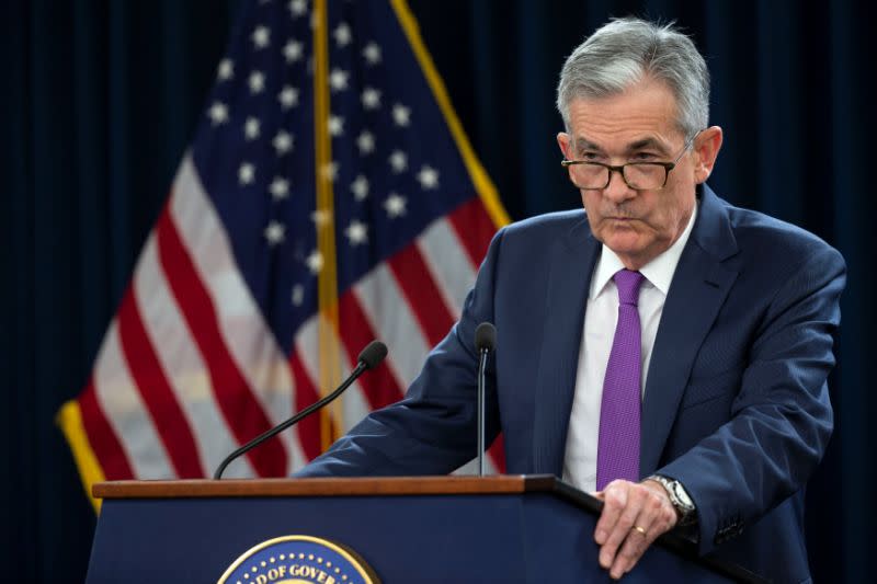 <span>Federal Reserve Chairman Jerome Powell speaks during a news conference in Washington, Wednesday, Sept. 26, 2018</span>. REUTERS/Al Drago