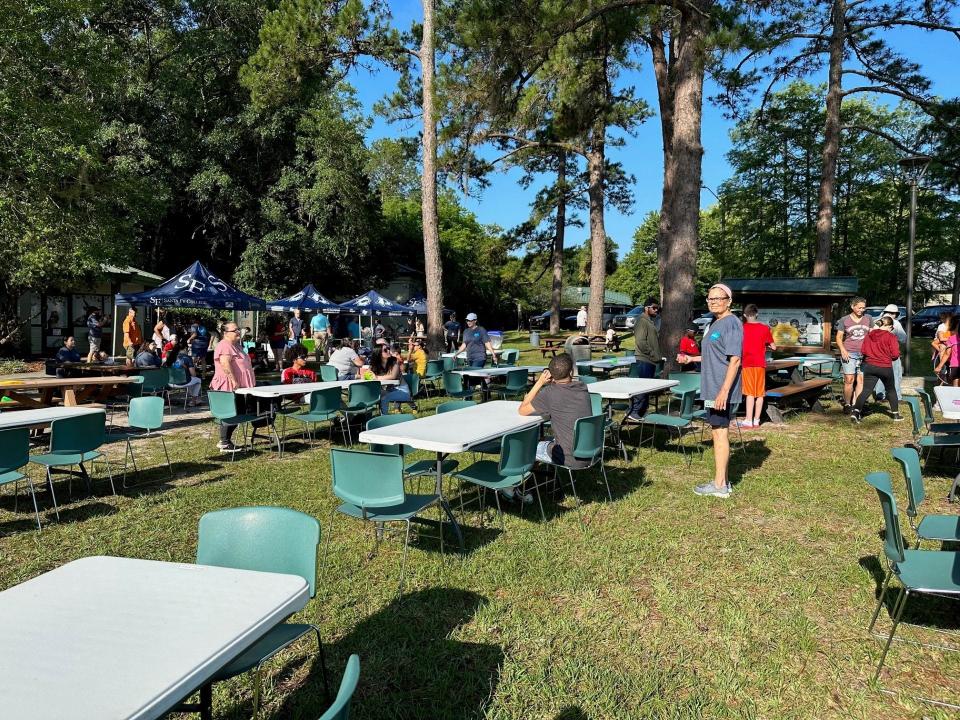 Families are shown here at last year's Foster Parent Appreciation event in Gainesville hosted by Partnership for Strong Families. This year's event will be held from 10 a.m.-1 p.m. Saturday at Westside Baptist Church at 10000 Newberry Road.
(Credit: Photo provided by Partnership for Strong Families)