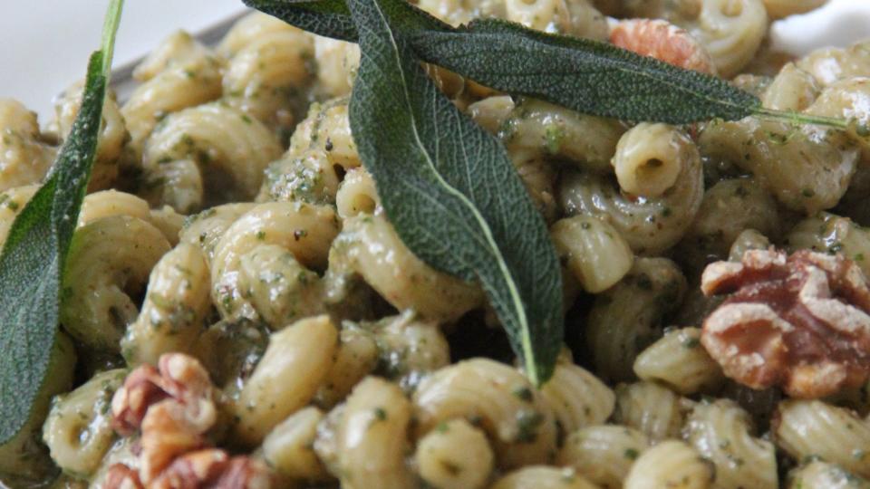 Sage-Walnut Pesto Pasta