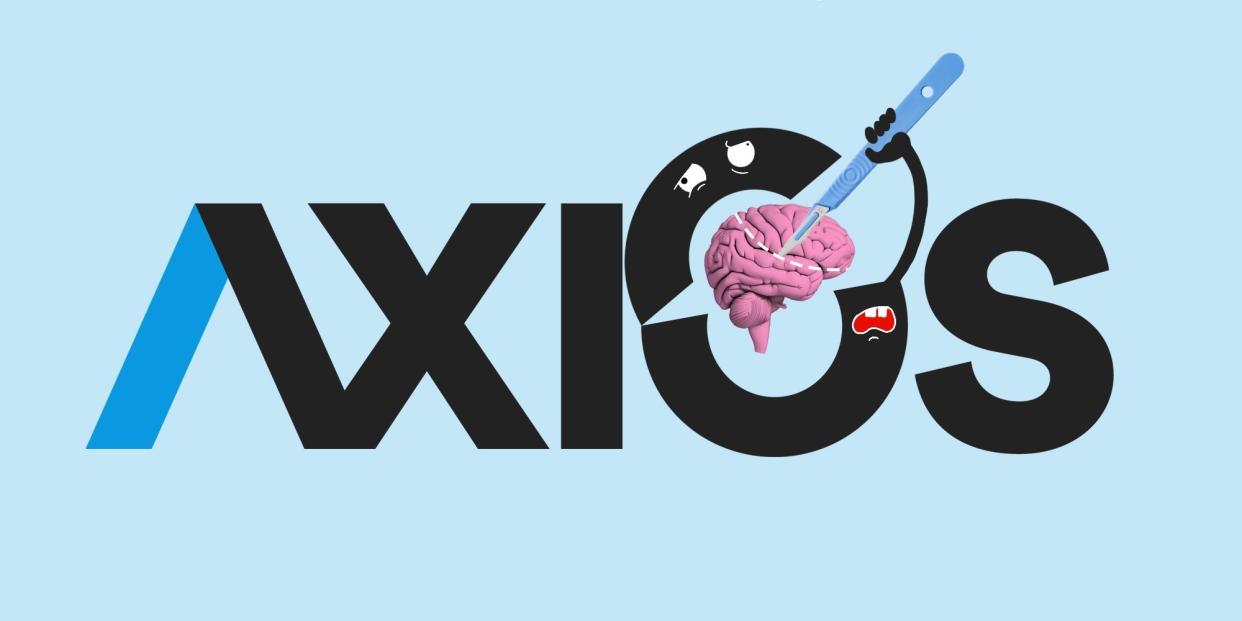 (Photo: Illustration: Ji Sub Jeong/HuffPost; Logo: AXIOS)