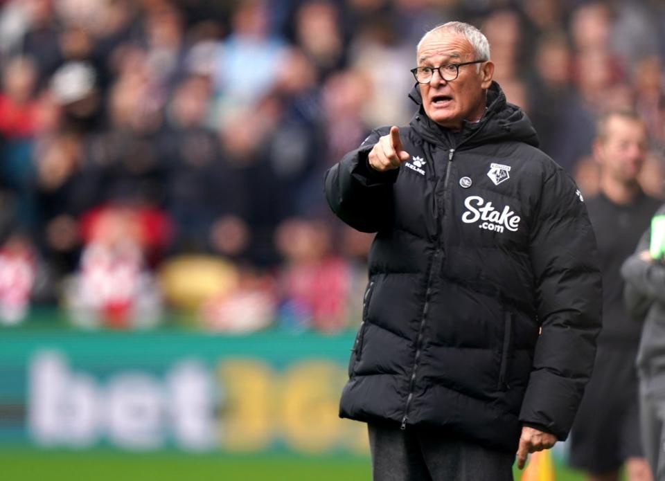 Claudio Ranieri is back in the Premier League with Watford (Tess Derry/PA) (PA Wire)