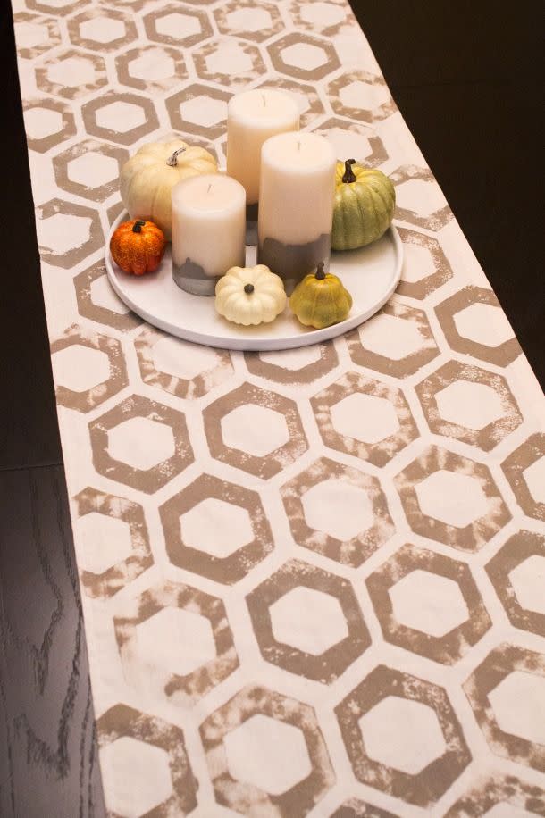 fall crafts for adults table runner
