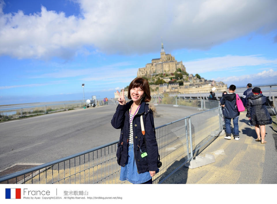 法國自由行。一日遊行程：諾曼第「聖米歇爾山」Le Mont Saint-Michel〔上〕。小鎮介紹【鳥夫人】