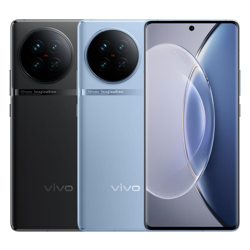 ▲vivo X90則有「星光黑」、「極光藍」兩色，建議售價27,888元。(圖／官方提供)