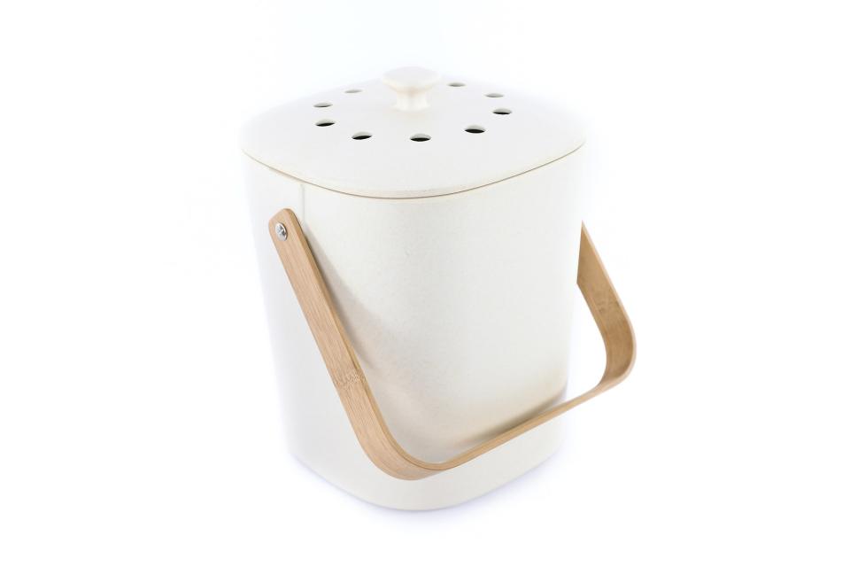 Bamboo countertop composter (was $40, now 20% off)