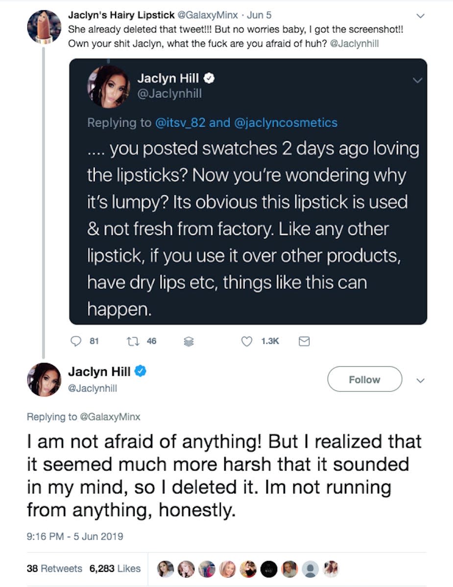 Jaclyn Hill tweets
