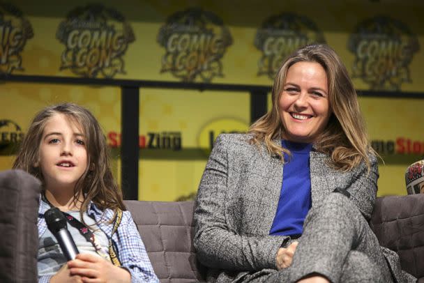 PHOTO: Alicia Silverstone and her son Bear attend the German Comic Con., on Dec. 7, 2019, in Germany.  (Picture Alliance via Getty Images, FILE)