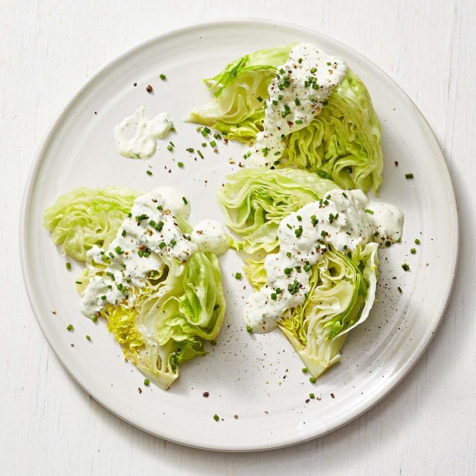 14) Wedge Salad with Creamy Herb Dressing