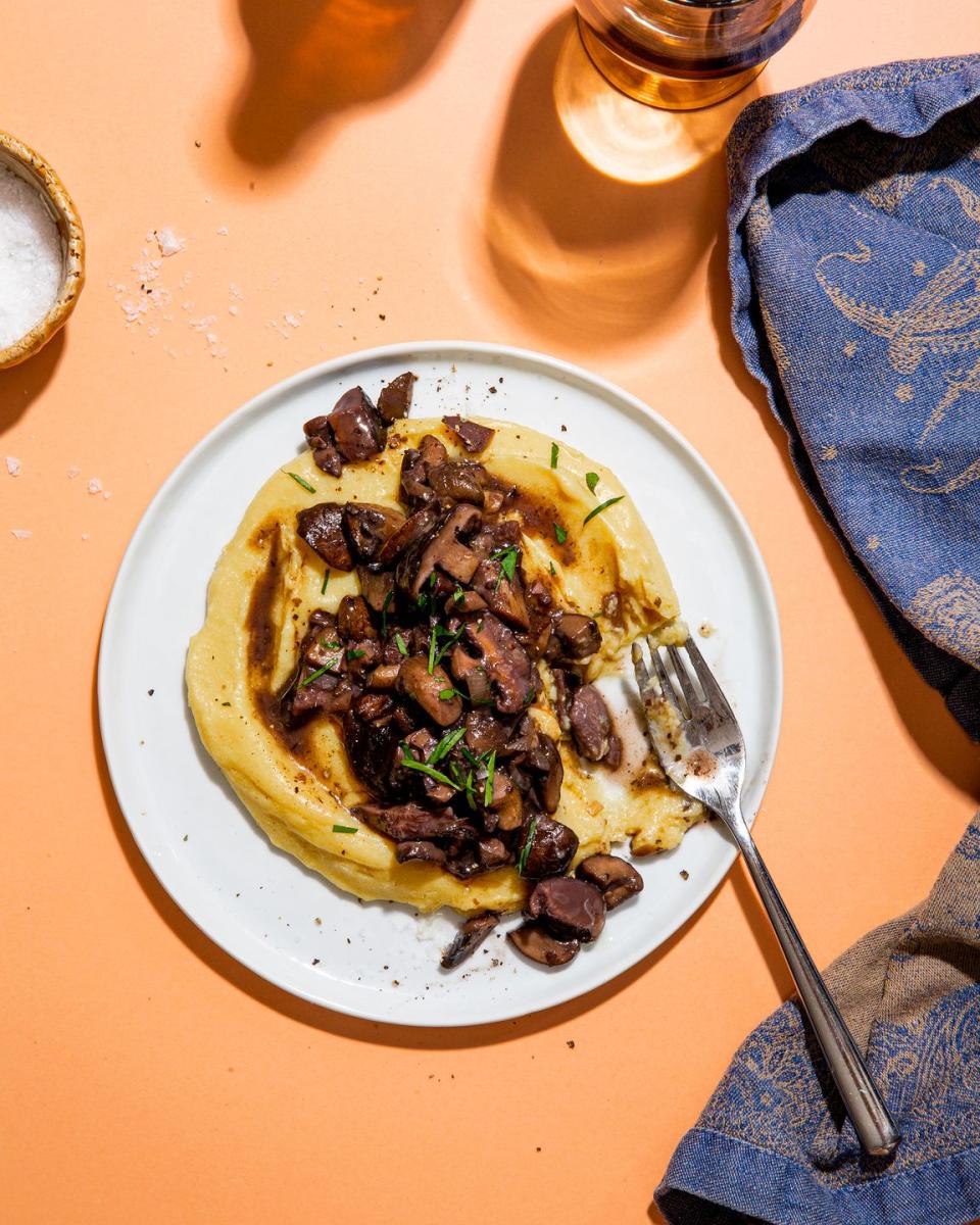 Polenta with Wild Mushroom Ragu