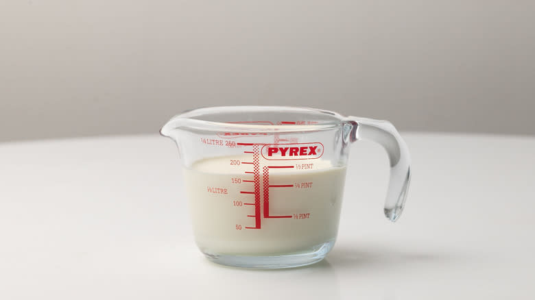 cream in a jug